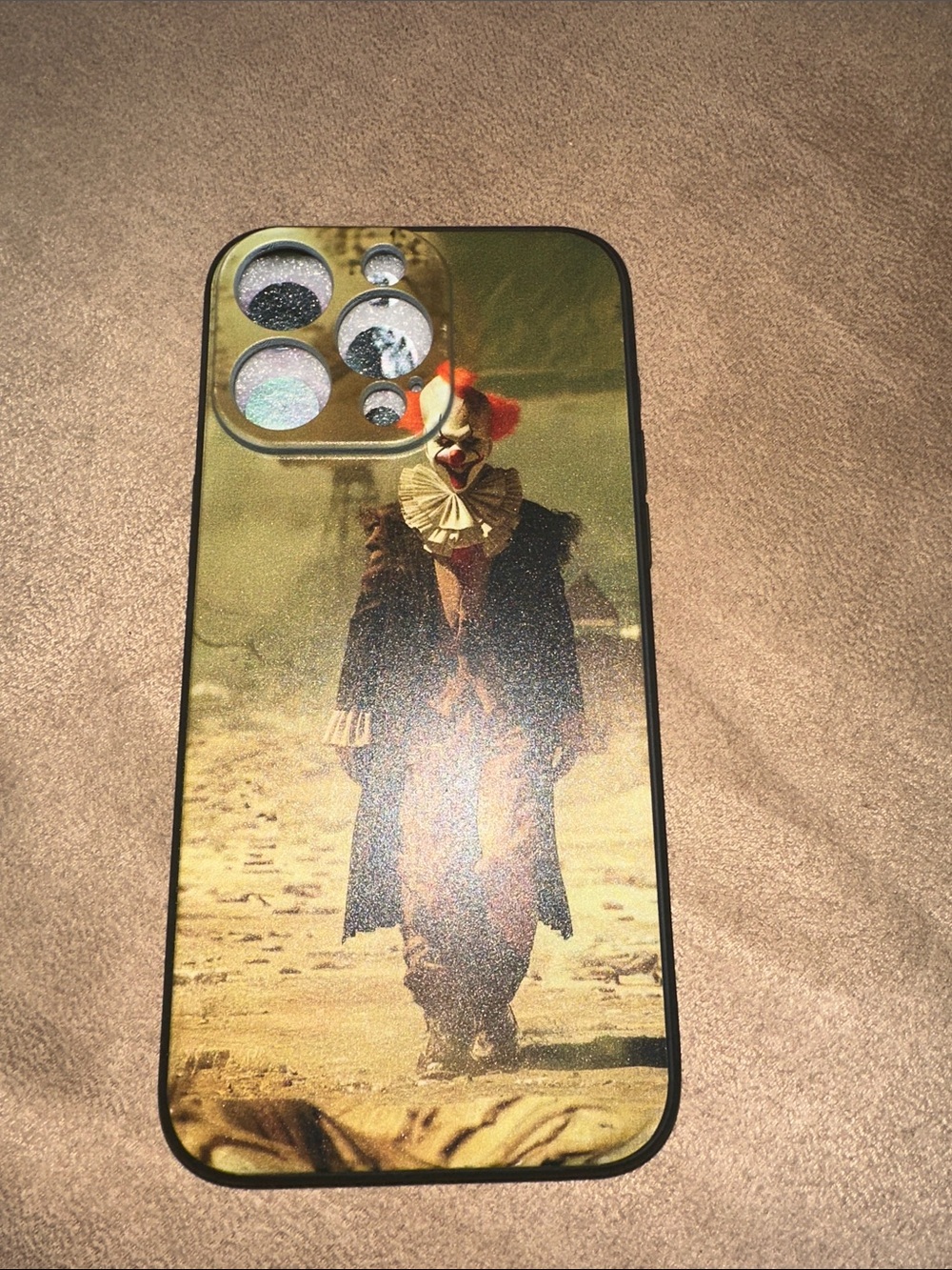 iPhone 15 Pro Max Horror collage Halloween siliconephone case. Brand new.